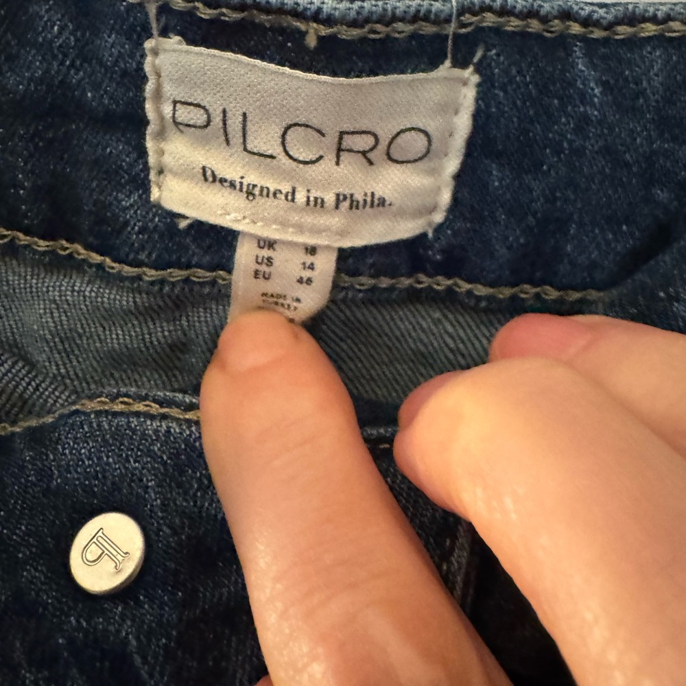 Pilcro Indigo Denim Skirt - Picture 4 of 4